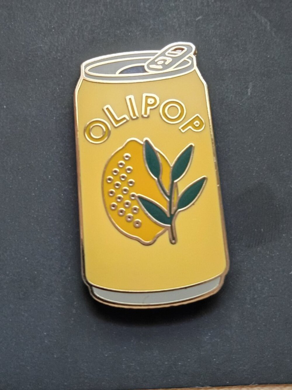 Ollipop Lemon Soda Enamel Pin